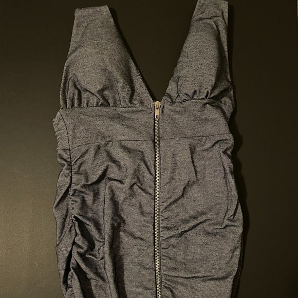 Women's Stretchy Denim Dress Mini Dress Blue Sleeveless - Picture 1 of 9